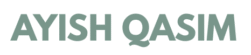 ayish qasim couture logo